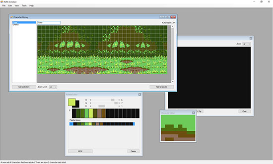 ROM Architect editor screenshot.