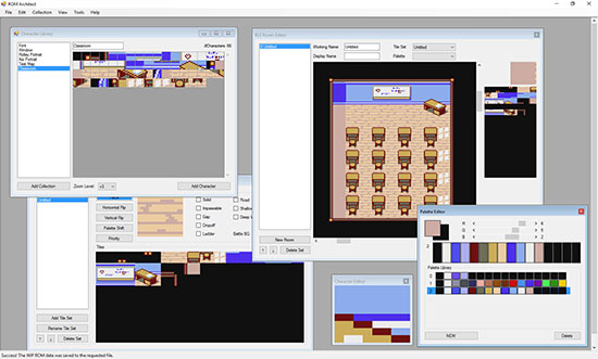 ROM Architect editor screenshot.