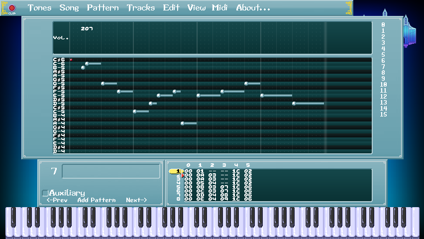 FM Pipe Organ editor screenshot